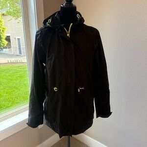NWT GH Bass women’s size small black anorak jacket